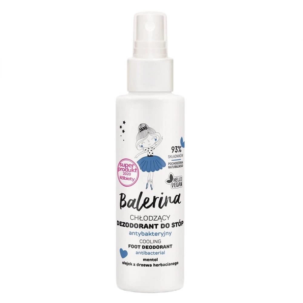 Floslek Balerina Verkoelende Antibacteriële Voetdeodorant, 100 ml