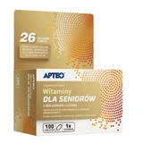 Apteo Vitamine für Senioren mit Ginseng und Lutein, 100 Tabletten