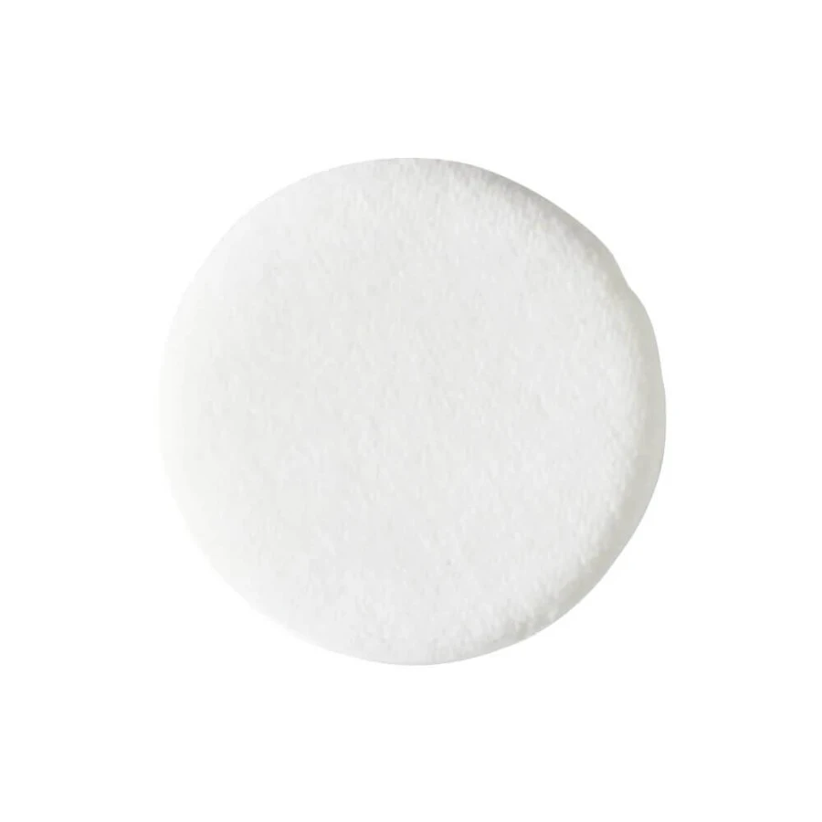 Artdeco poederdons rond compact poederdonsje