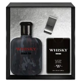 Evaflor Whisky Black Op Eau de Toilette, 100 ml + Eau de Toilette, 20 ml + Note Clip