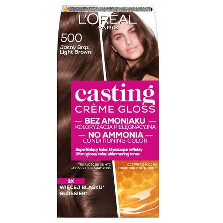 L oreal Casting Farba do włosów 500 Jasny brąz: ceny i cechy
