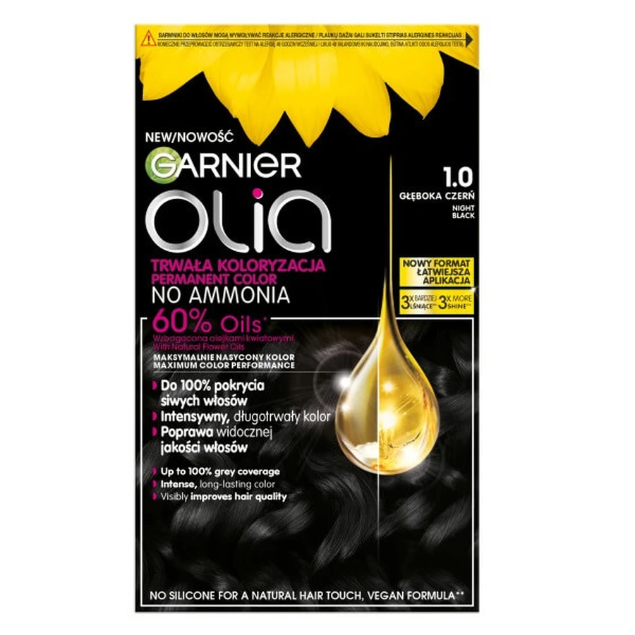 Garnier Olia Colore per Capelli 1.0 Nero Profondo
