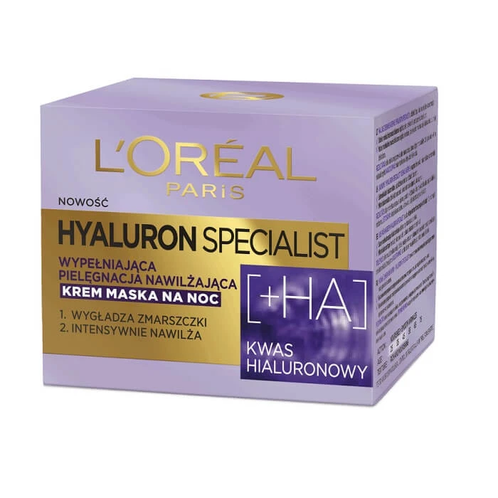 L oreal Hyaluron Specialist Nachtcrème, 50 ml.