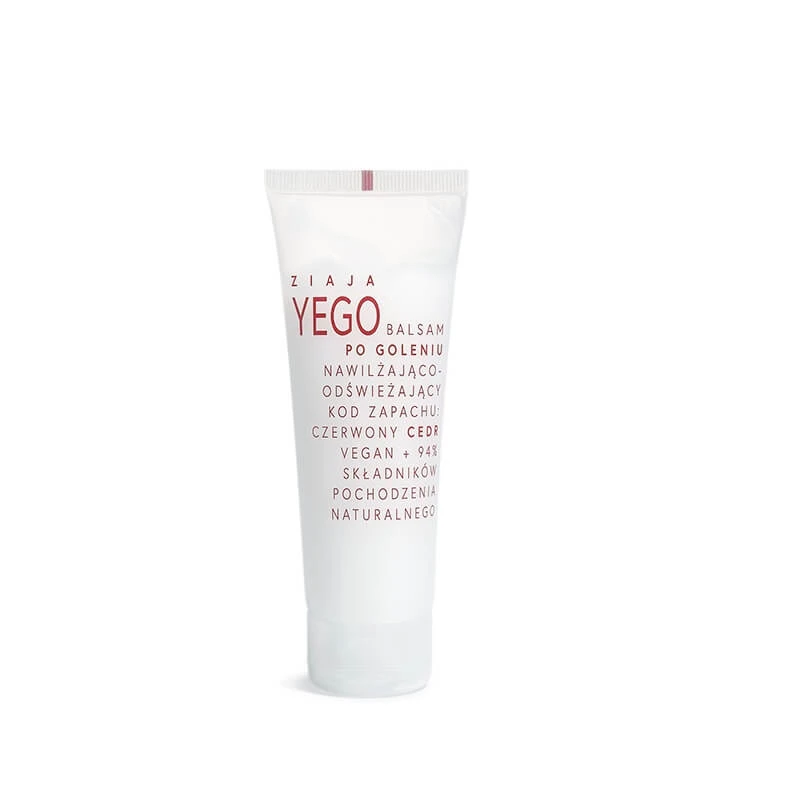 Ziaja Yego Hydraterende en Verfrissende After Shave Balsem met Rode Ceder, 80 ml
