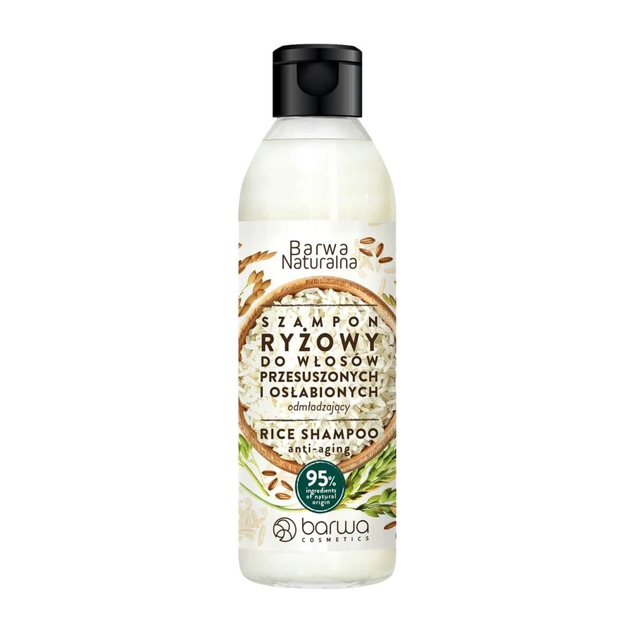 Champú rejuvenecedor de arroz Barwa, 300ml