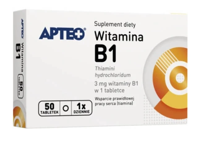 Apteo Vitamine B1 3mg, 50 tabletten