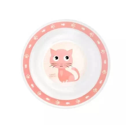 Canpol Babies Plastic Schaaltje 4/412 Kitten, roze, 1 st.