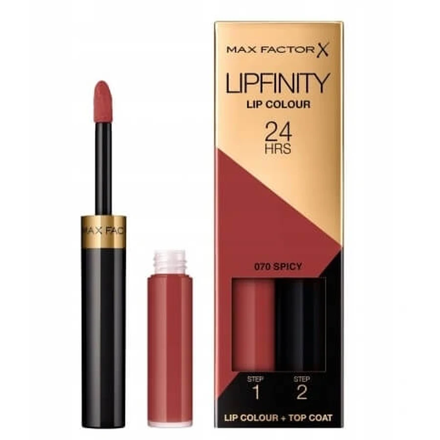 Max Factor Lipfinity Lip Colour Liquid Lipstick 070 Spicy