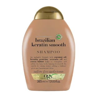 OGX Ever Shampooing lissant + brésilien à la kératine brésilienne, 385 ml