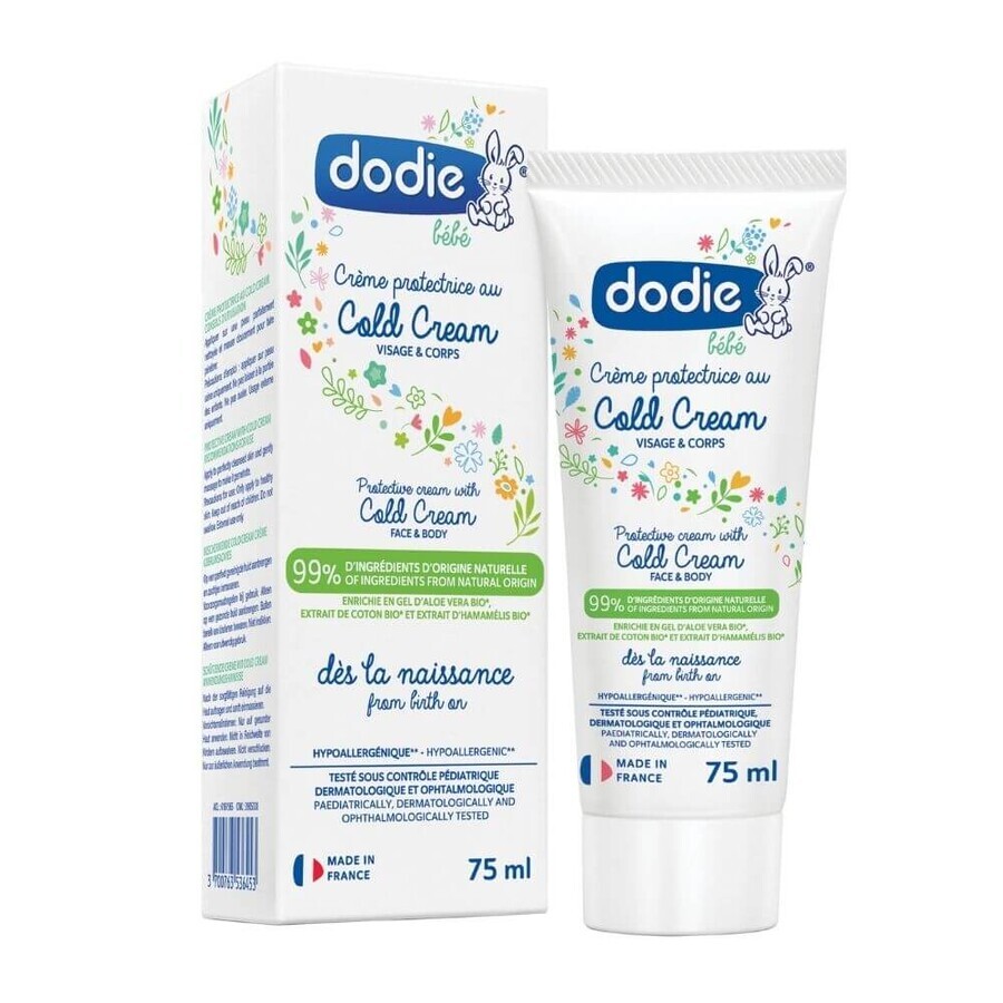 Cold Cream Beschermingscrème, 75 ml, Dodie