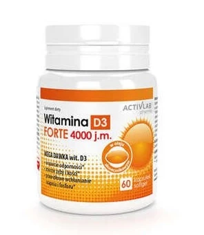 Vitamine D3 Forte 4000 IE, 60 capsules