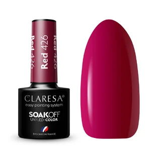 Claresa Vernice ibrida UV/LED rossa Soak Off 426, 5g