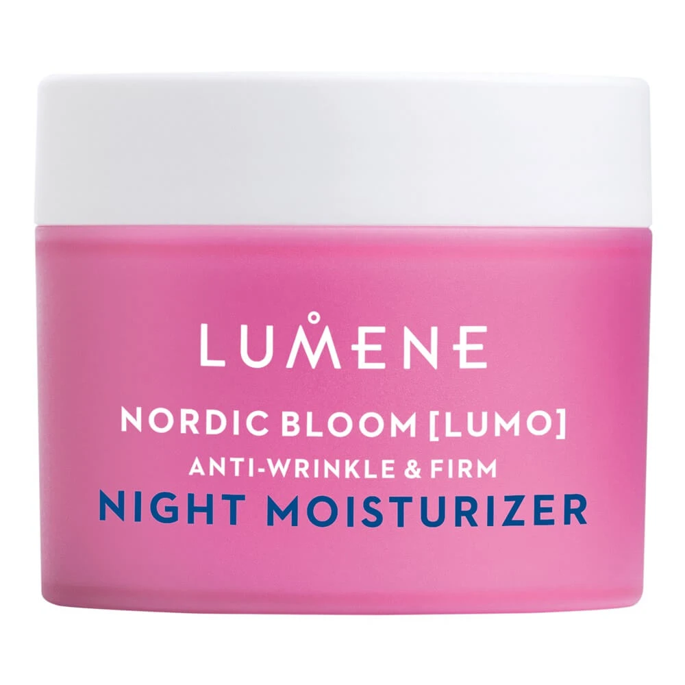 Lumene Nordic Bloom Lumo Anti-Wrinkle amp; Firm Night Moisturizer Anti-rimpel en verstevigende nachtcrème, 50 ml.