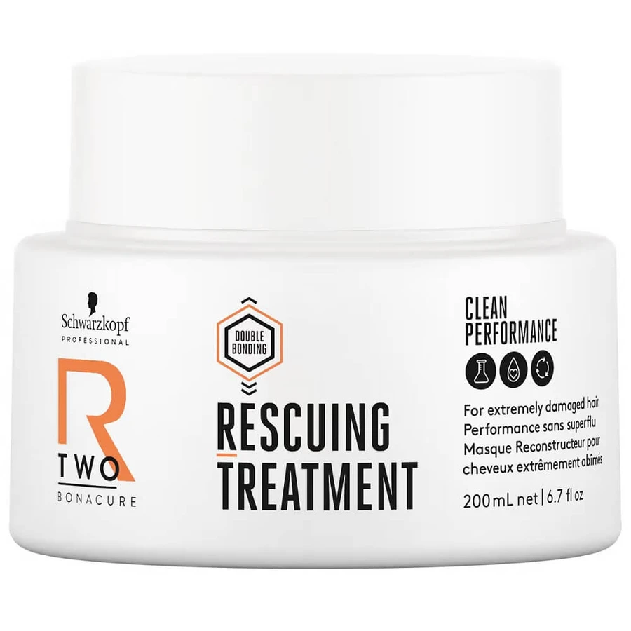 Schwarzkopf Professional Bonacure R-Two Reconstructive Mask für extrem geschädigtes Haar, 200 ml