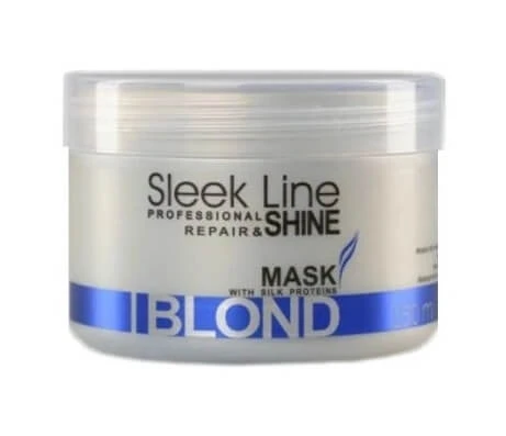 Stapiz Sleek Line Blonde Silk Mask voor platinablond haar, 250ml