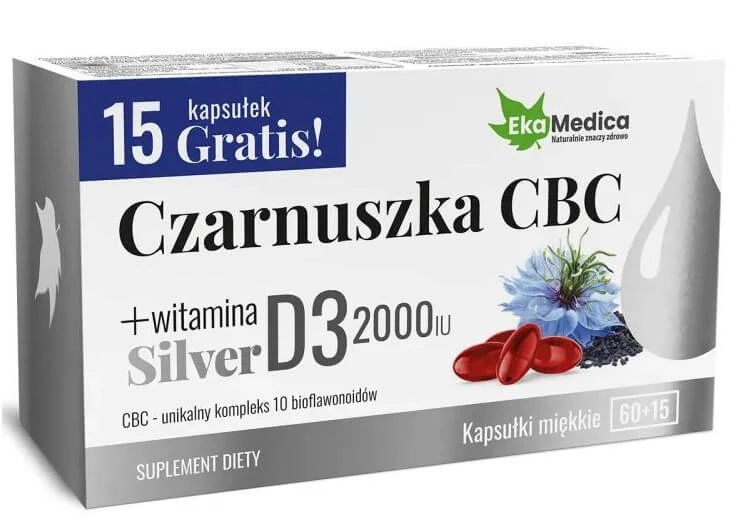 Ekamedica CBC Zilver komijn, 75 capsules