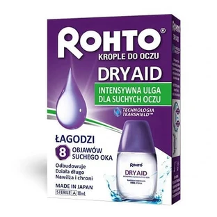 Rohto Dry Aid Gotas oculares, 10 ml