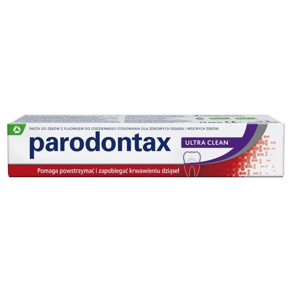 Parodontax Ultra Clean Tandpasta Tegen Bloedend Tandvlees, 75 ml