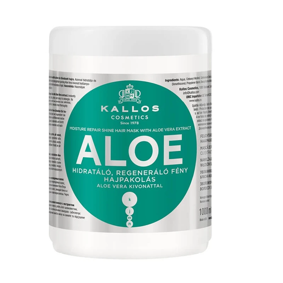 Kallos KJMN Maschera all'aloe vera, 1000 ml