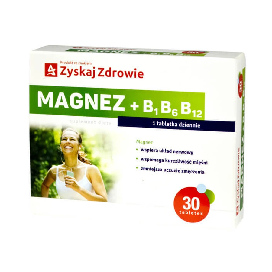 Magnesio+ B1 B6 B12, 30 comprimidos