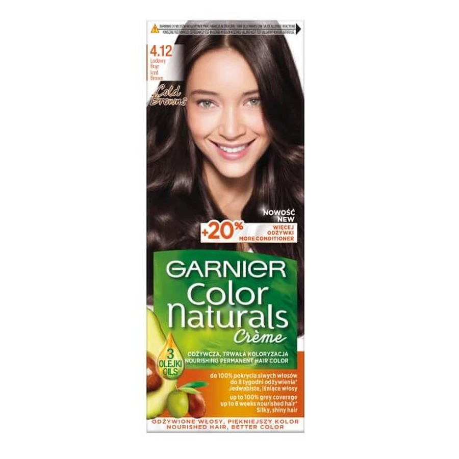 Garnier Hair Colour 4.12 Ice Brown