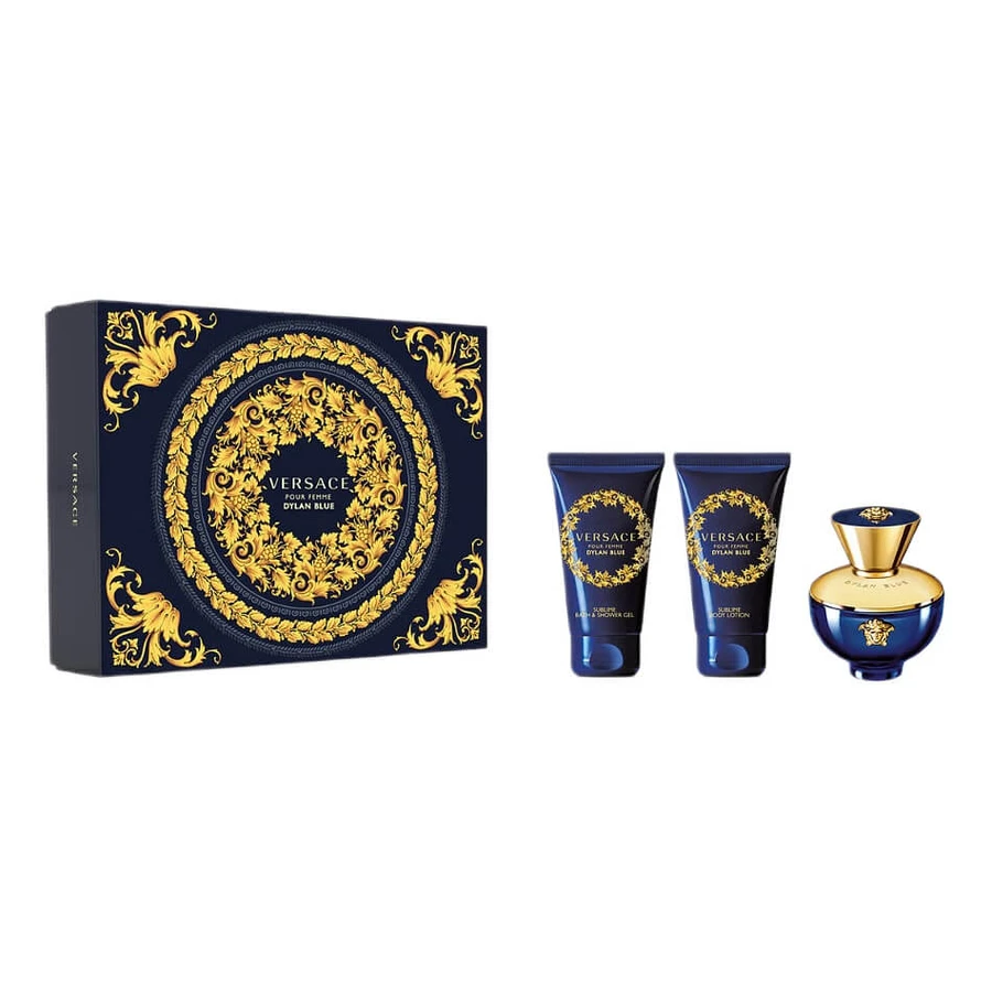 Versace Pour Femme Dylan Blue Set Eau de Parfum, 50 ml + Douchegel, 50 ml + Body Lotion, 50 ml