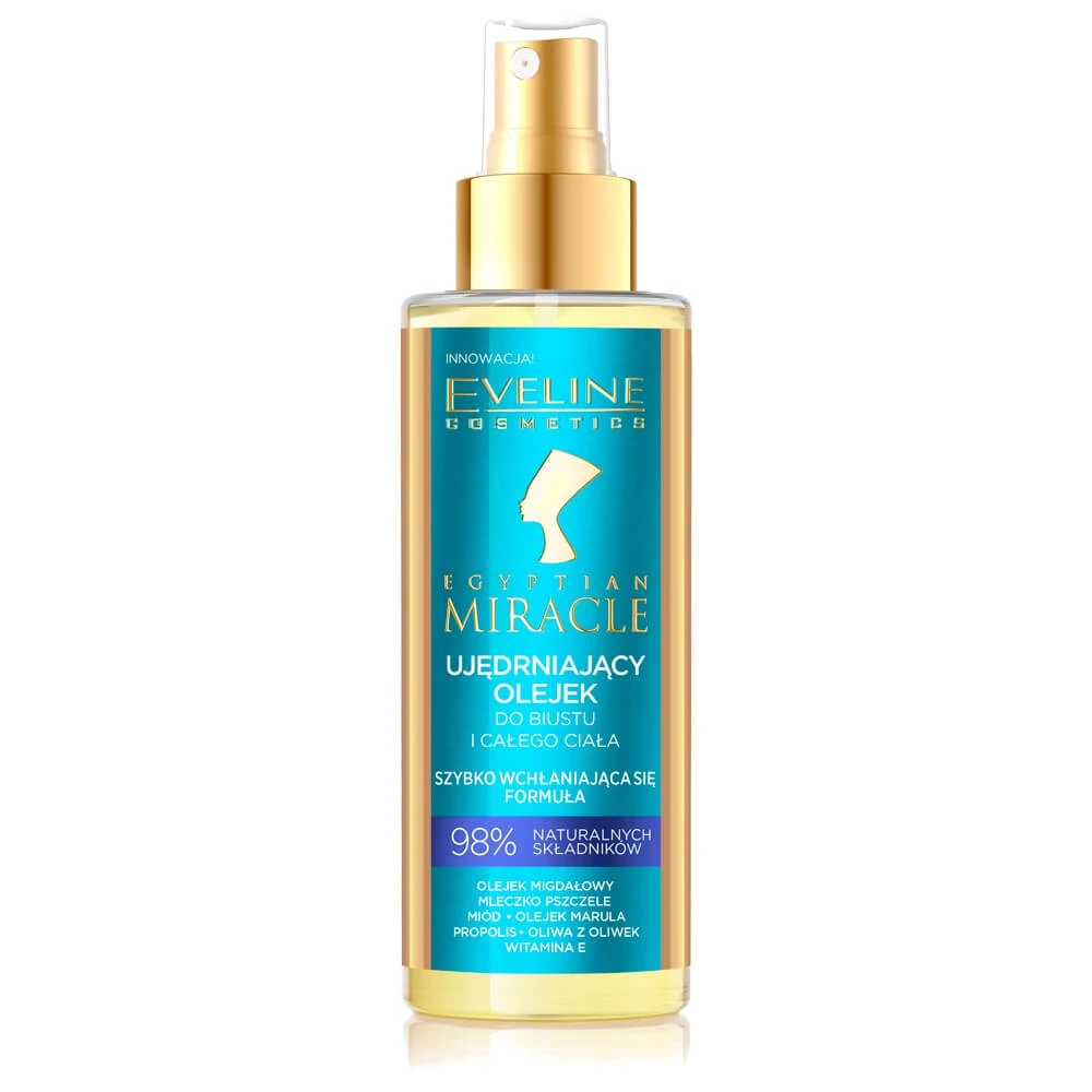 Eveline Egyptian Miracle Verstevigende Buste- en Lichaamsolie, 150 ml