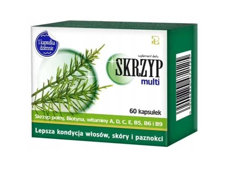 Skrzyp Multi Heermoes extractcomplex Ondersteuning voor haar huid en nagels 60 capsules