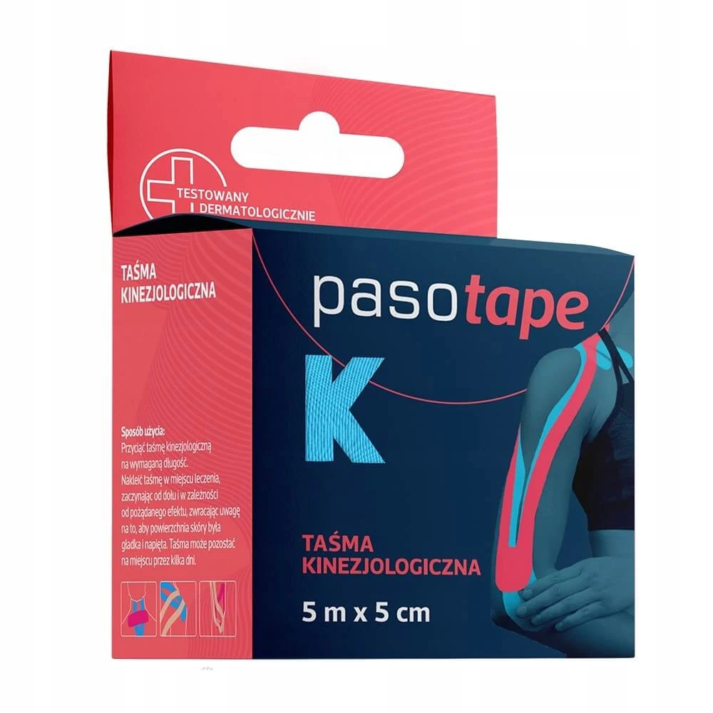 Pasotape Kinesiologie tape blauw 5m x 5cm