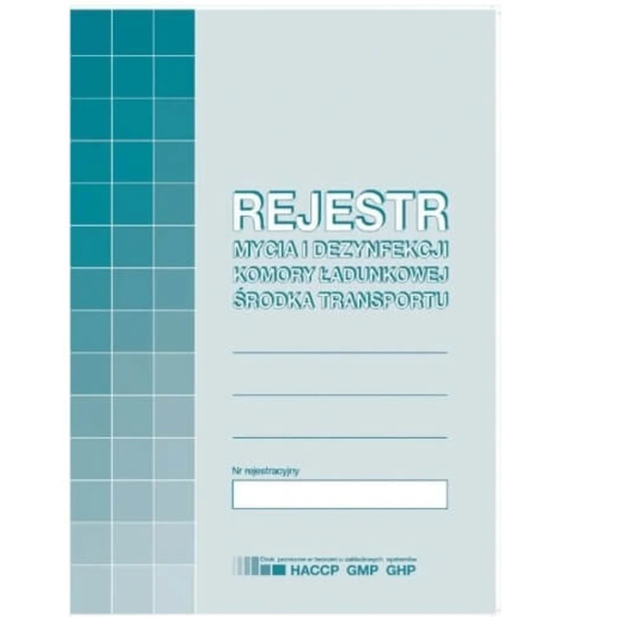 Registro di pulizia e disinfezione H91-3 A5, 16 fogli