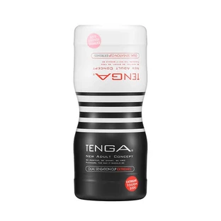 Tenga Dual Sensation Cup Masturbator mit zwei Löchern Extremes