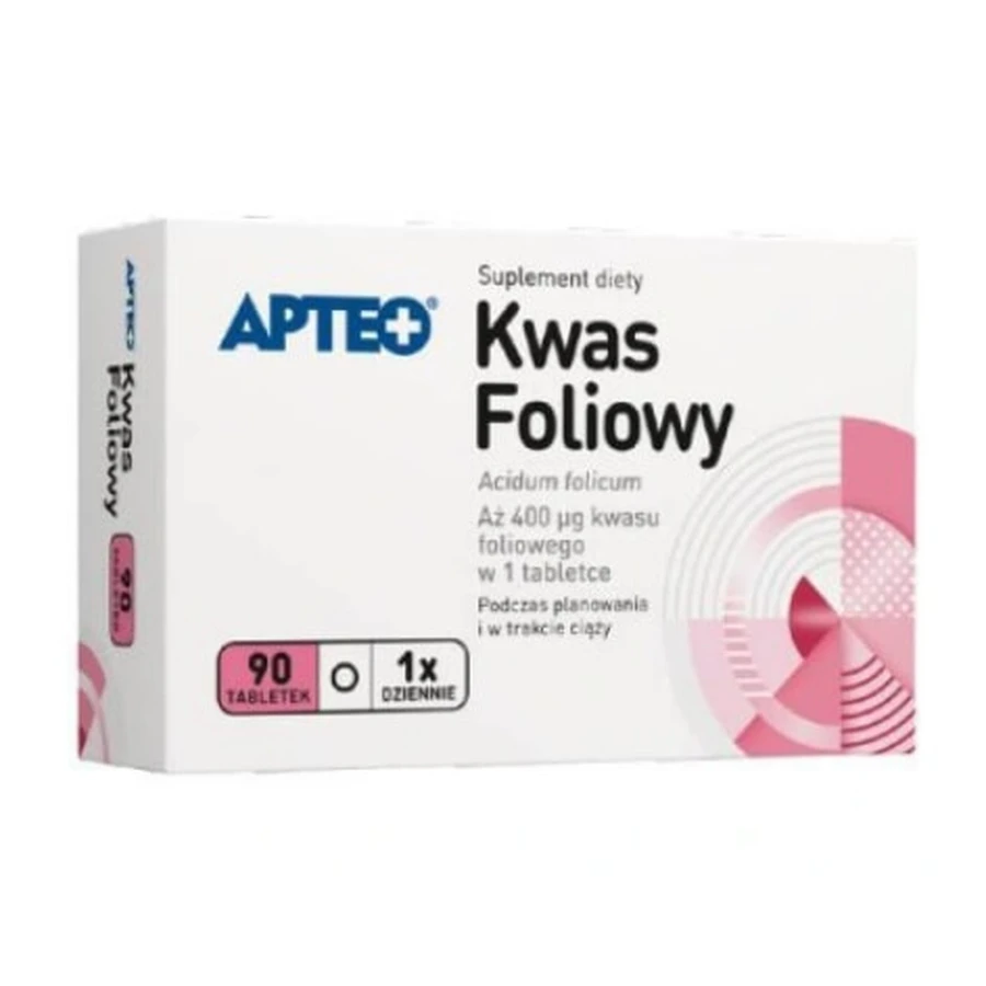 Apteo Folsäure, 90 Tabletten