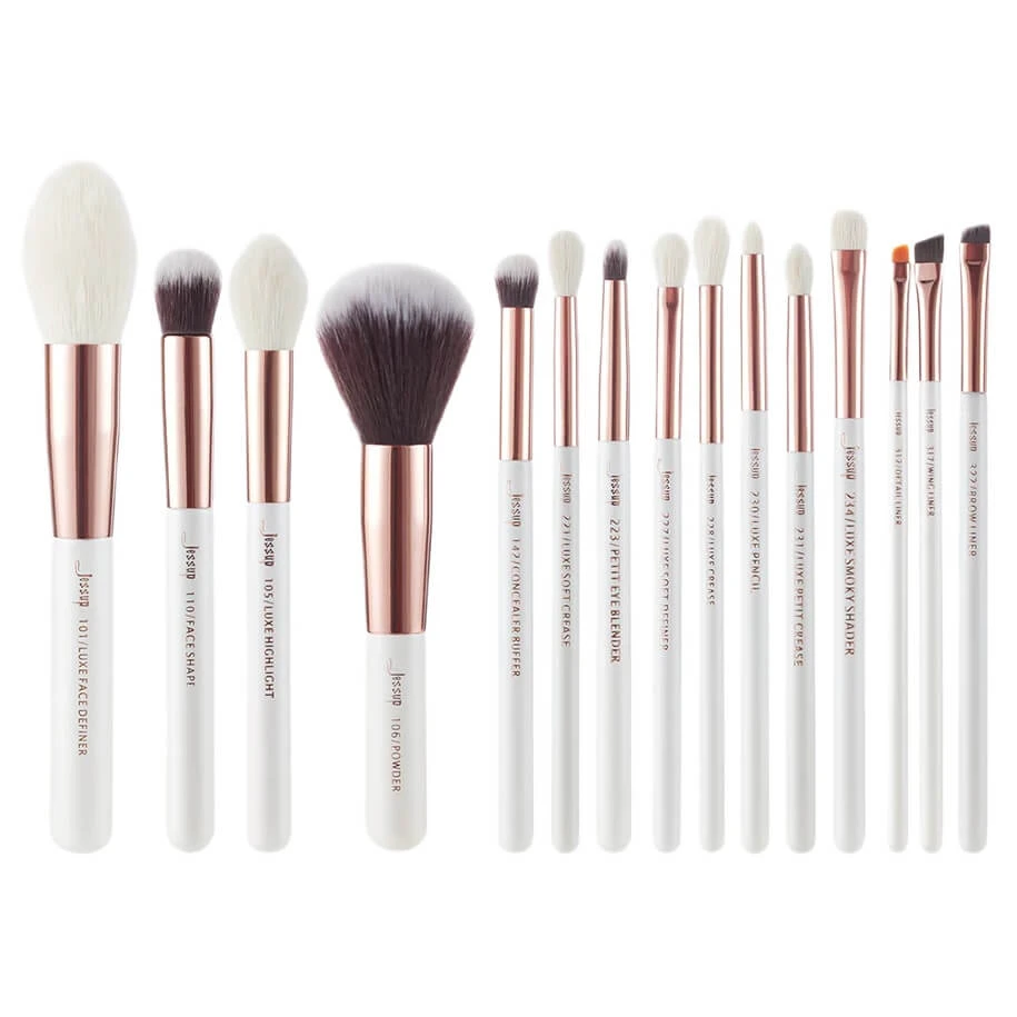 Jessup Individuele Make-up Kwastenset T222, 15 stuks