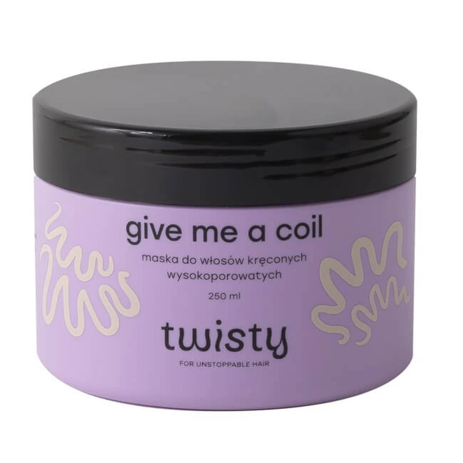 Twisty Give Me A Coil Mask voor krullend, zeer poreus haar, 250 ml