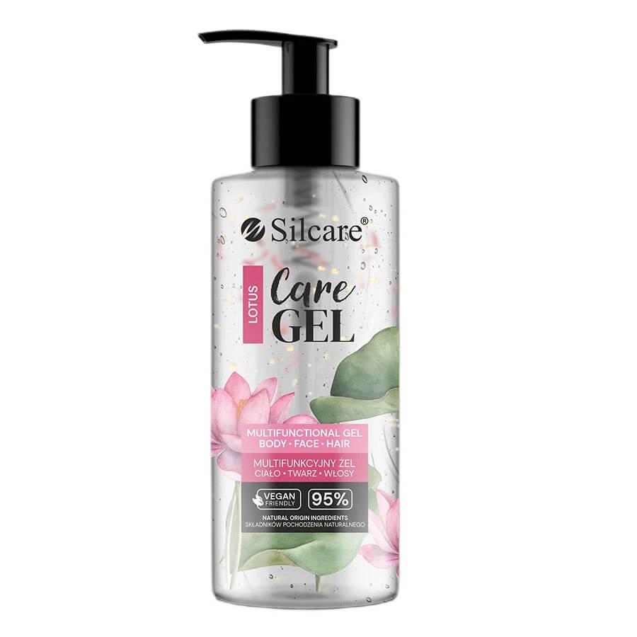 Silcare Verzorgingsgel Multifunctionele Lotus Gel voor gezicht, lichaam en haar, 275 ml