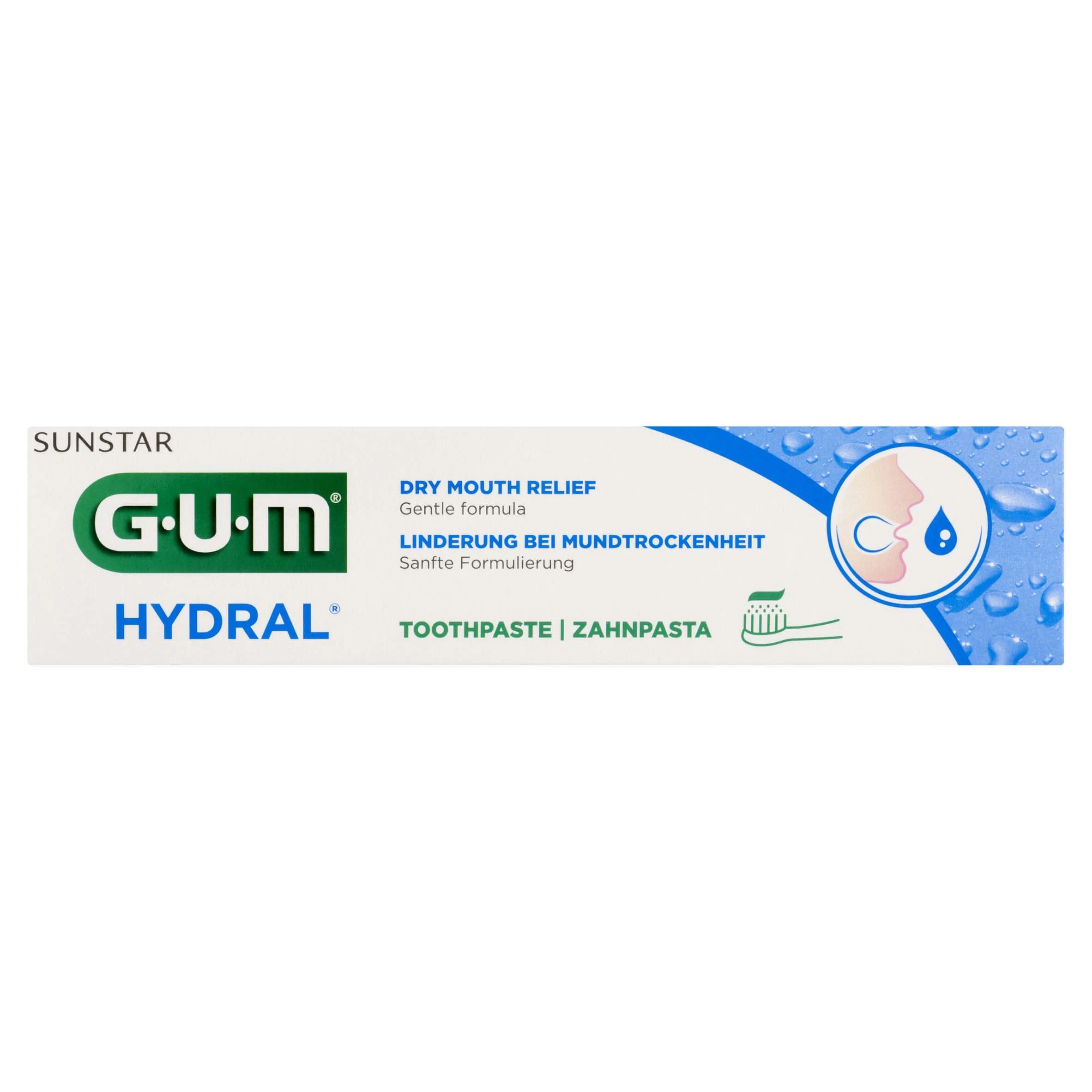 Sunstar GUM, Hydral pasta - verlichting voor droge mond 6020, 75 ml
