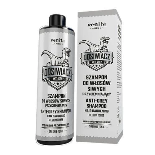 Venita Men Shampoo voor grijs haar ontkleuring middentinten, 200ml