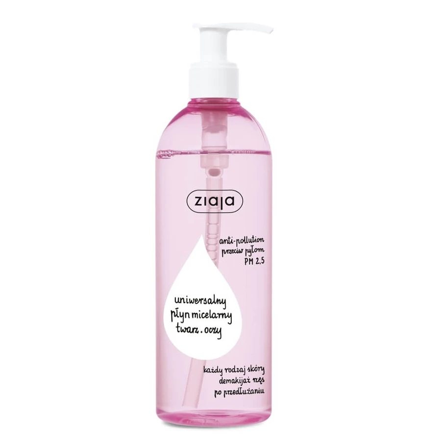 Ziaja Universele Micellaire Vloeistof voor het verwijderen van make-up van gezicht en ogen, 390 ml
