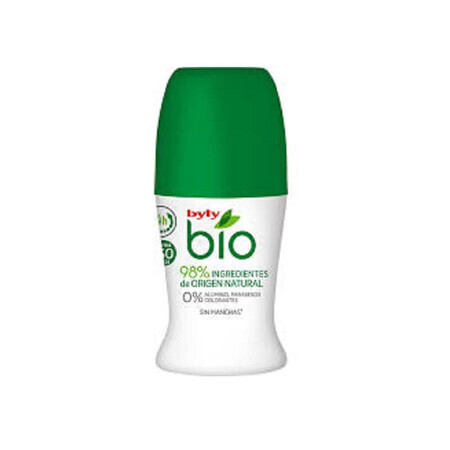 Deo Roll Bio zonder aluminium, parabenen en kleurstoffen, 50 ml, Byly