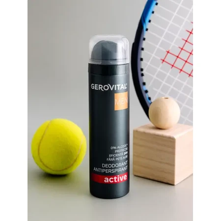 Déodorant anti-transpirant actif, 150 ml, Gerovital Men