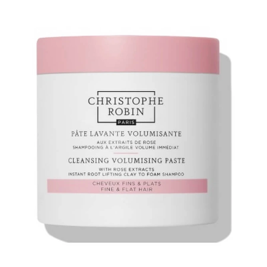 Christophe Robin Cleansing Volumizing Paste With Rose Extracts Oczyszczający szampon w formie pasty unoszący włosy u nasady, 75 ml: ceny i cechy