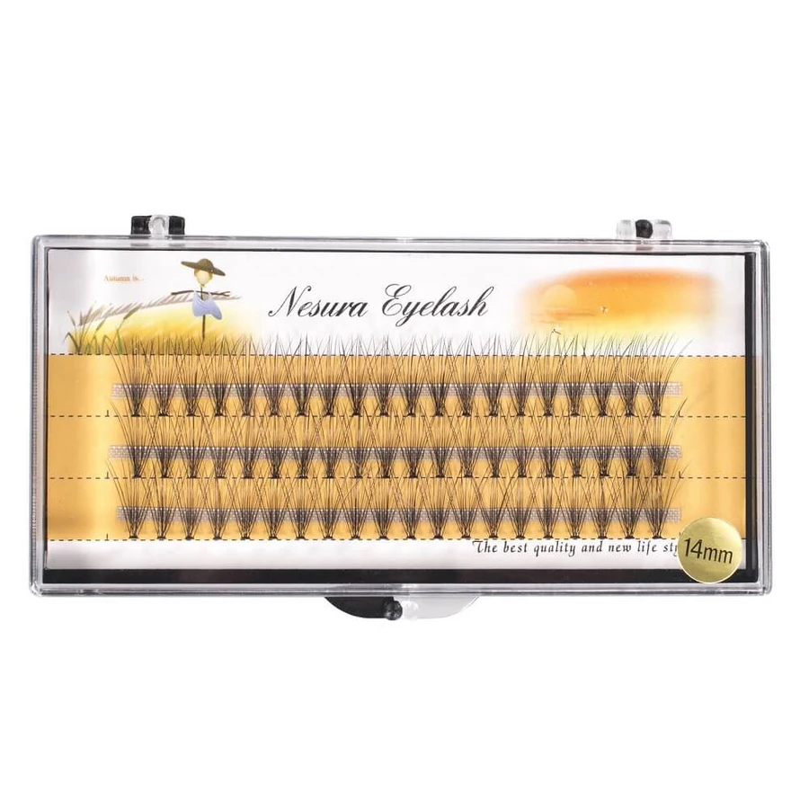 Sunone Nesura Premium Wimpernbüschel 14mm, 60 Stück