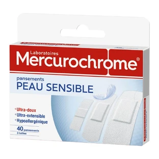 Mercurochroom Verbanden voor gevoelige huid X40