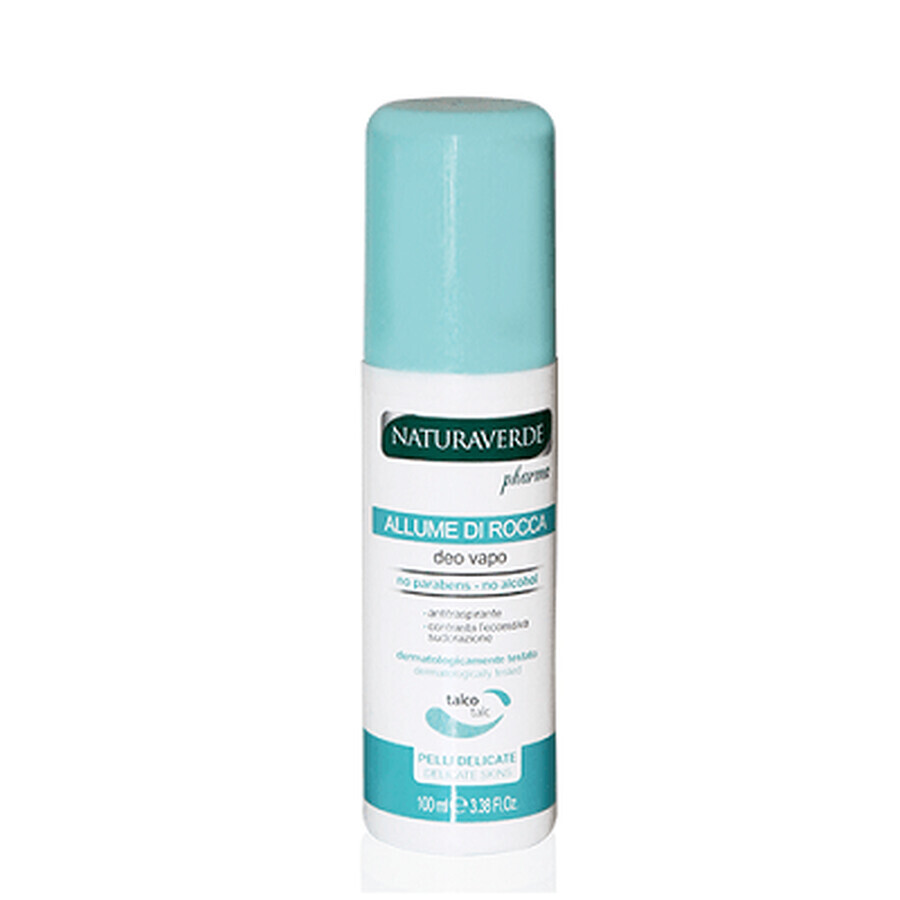 Deodorantverstuiver met aluinsteen, talk, 100 ml, Naturaverde