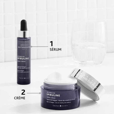 Institut Esthederm Intensieve Anti-vermoeidheidscrème Spirulina Vermoeide en gedevitaliseerde huid 50ml