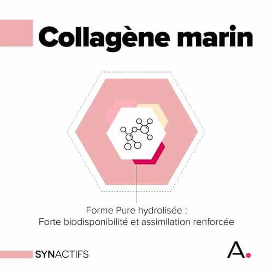 Aragan Synactifs Collageen Actief 20 Aardbei Yuzu Sticks