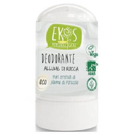 Deodorante stick naturale con pietra di allume, 115 g, Ekos