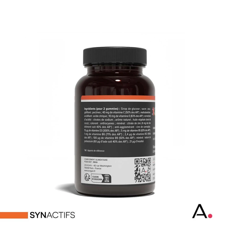 Aragan Synactifs BambiniActifs Vitamins and Minerals 30 gummies