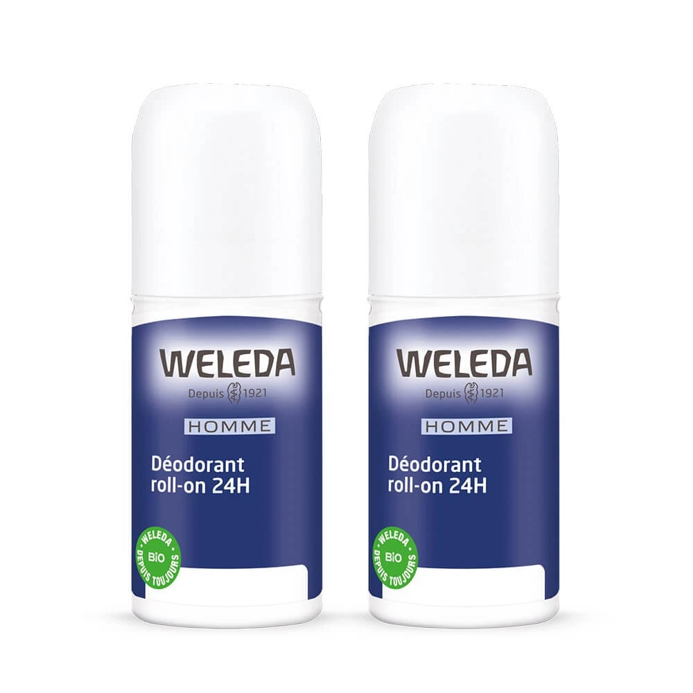 Weleda Deodorant Men Roll On 24h 2x50ml