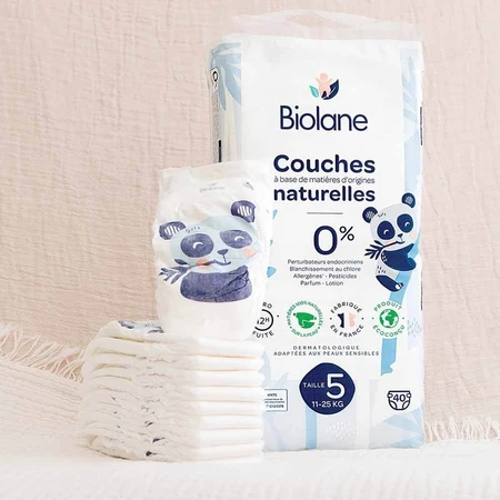 Biolane Naturals Ökologische Windeln Größe 5 x40